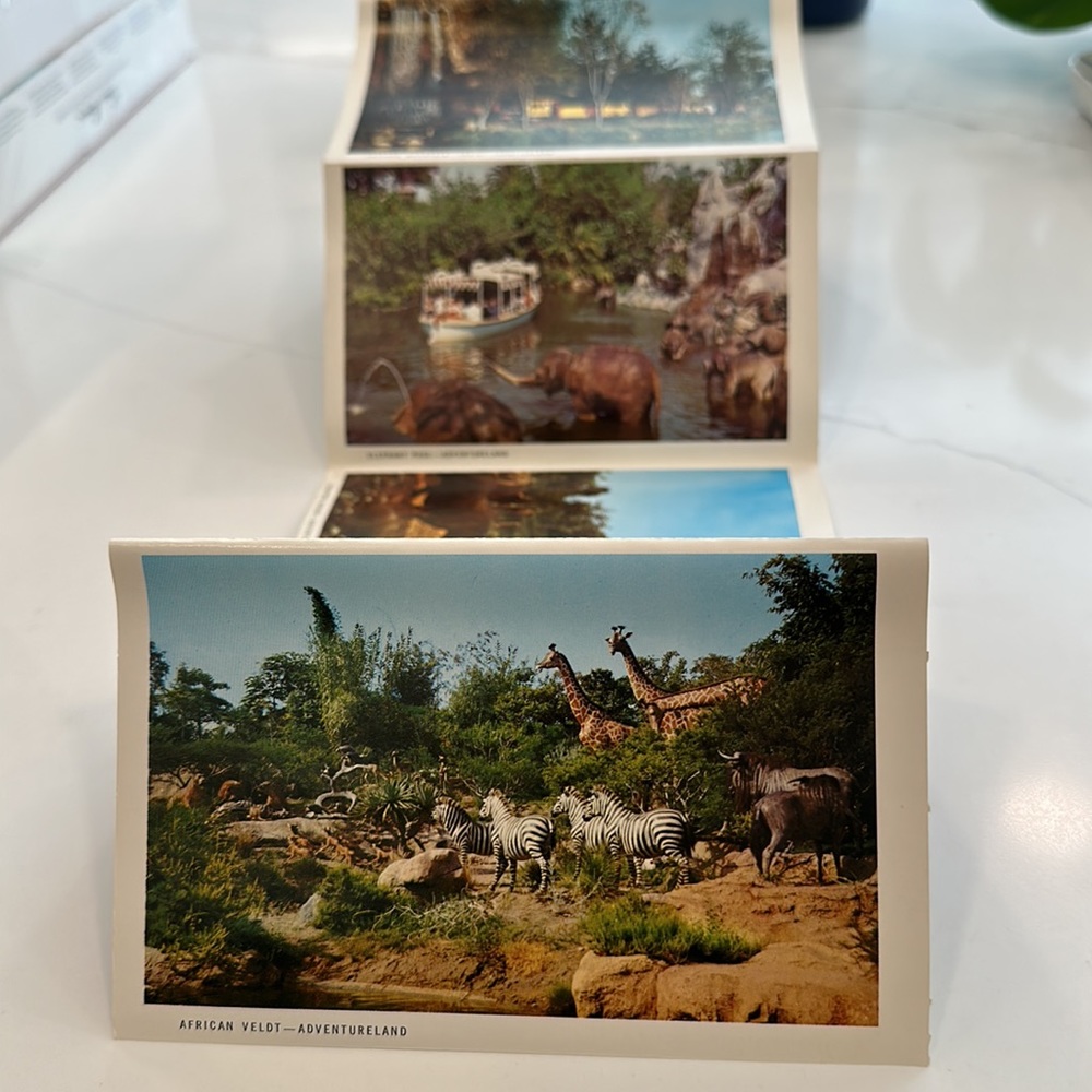 Vintage 1960’s This is Disneyland 26 Colorful Scenes Postcard Souvenir Photobook - Picture 6 of 9